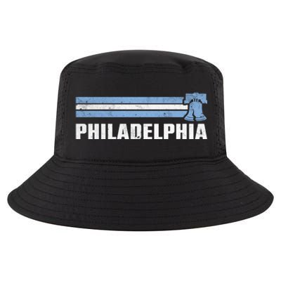 Philly Philadelphia Baseball Retro Vintage Stripes Cool Comfort Performance Bucket Hat