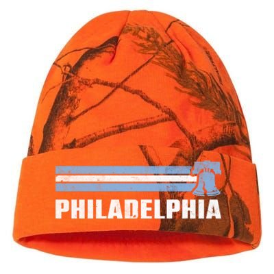 Philly Philadelphia Baseball Retro Vintage Stripes Kati Licensed 12" Camo Beanie