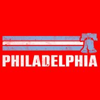 Philly Philadelphia Baseball Retro Vintage Stripes Tank Top