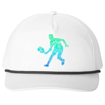 Pickleball Player Snapback Five-Panel Rope Hat