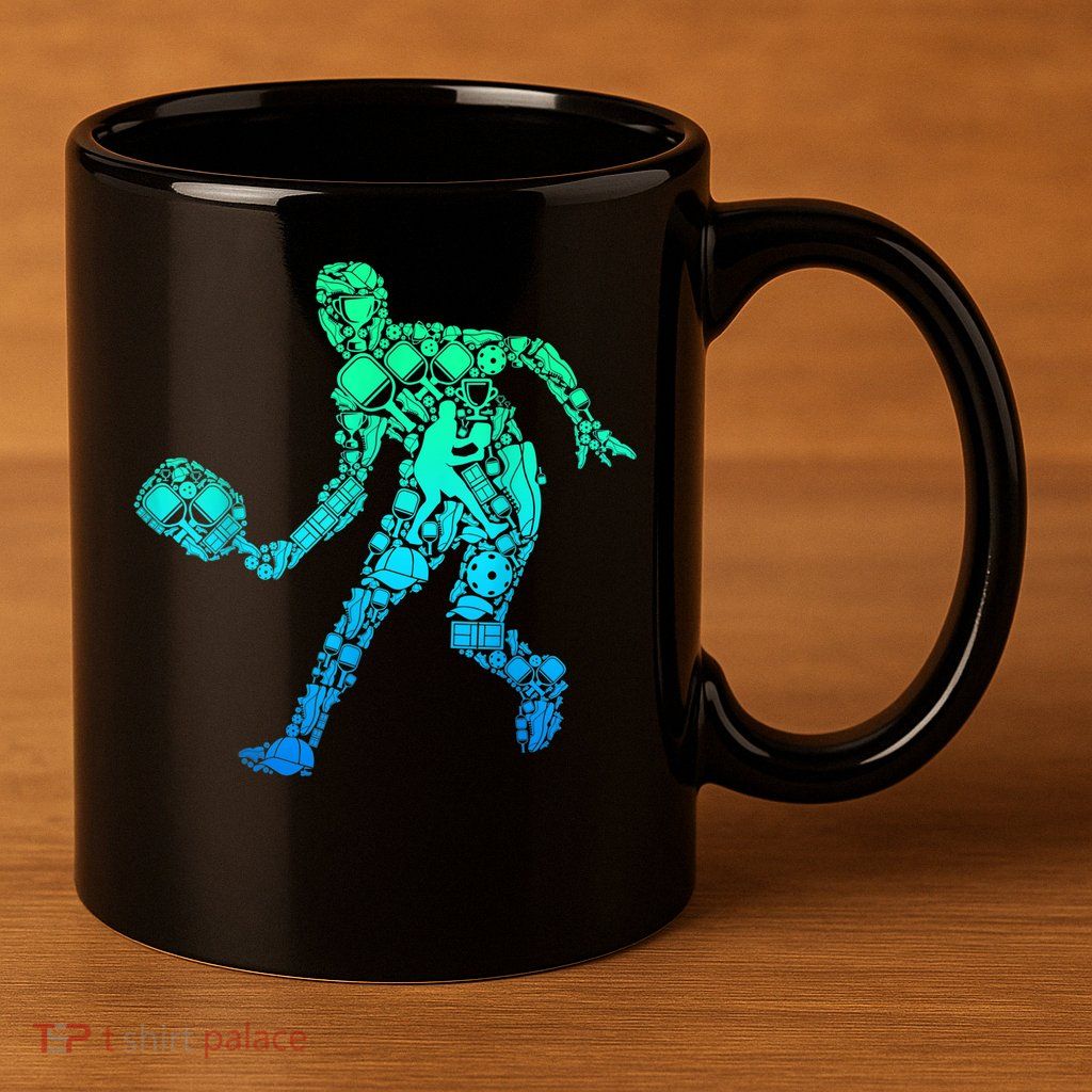 Pickleball Player 11oz C Handle Ceramic Mug