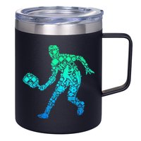 Pickleball Player 12oz Stainless Steel Coffee Mug