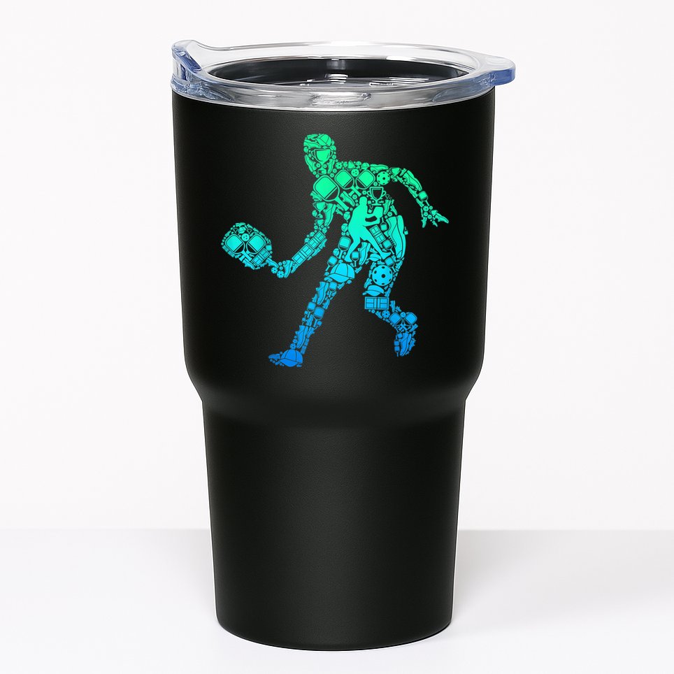 Pickleball Player Tumbler