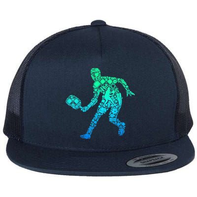 Pickleball Player Flatbill Hat