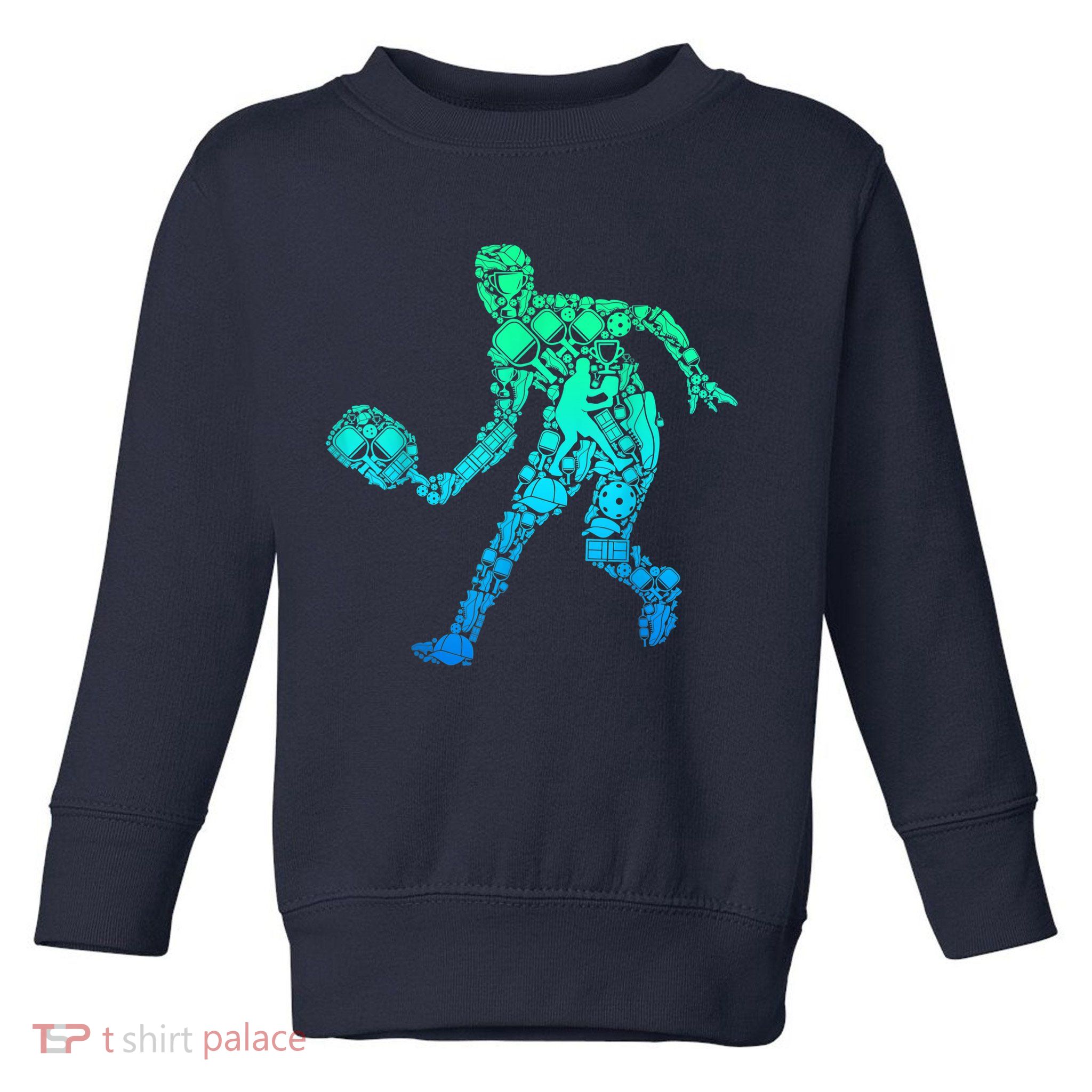 Pickleball Player Toddler Sweatshirt