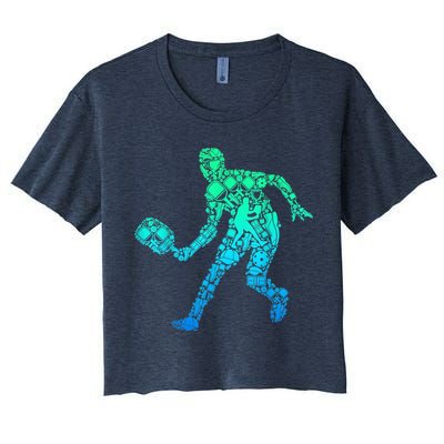 Pickleball Player Crop Top