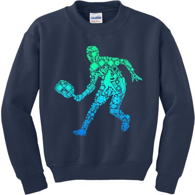 Pickleball Player Kids Sweatshirt