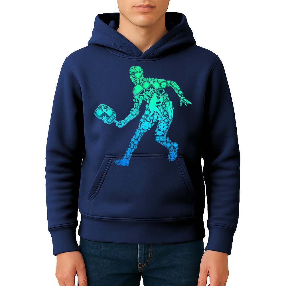 Pickleball Player Kids Hoodie