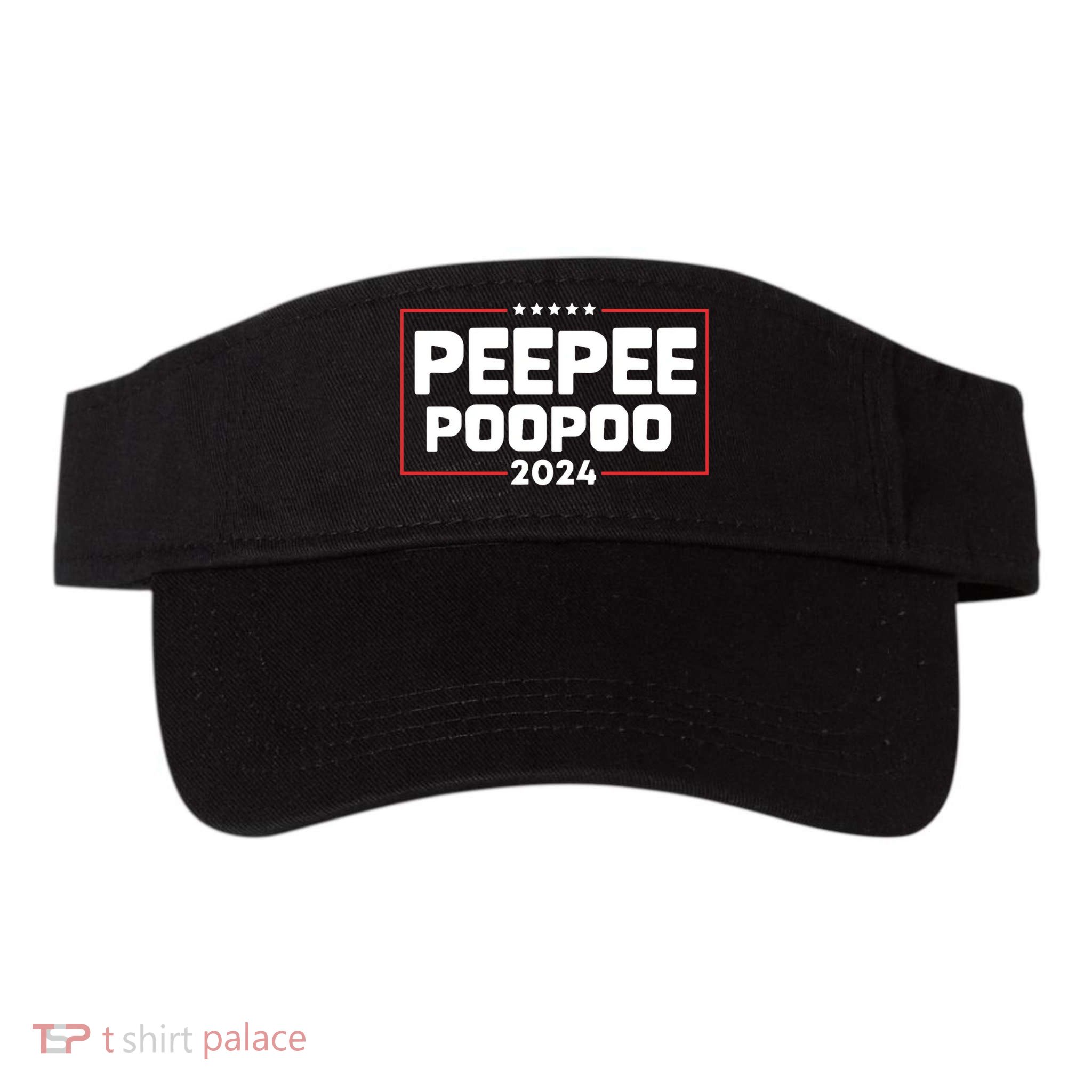 Pee Pee Poo Poo 2024 Valucap Bio-Washed Visor