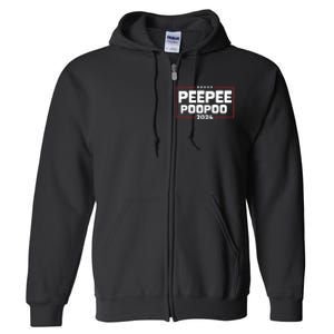 Pee Pee Poo Poo 2024 Full Zip Hoodie