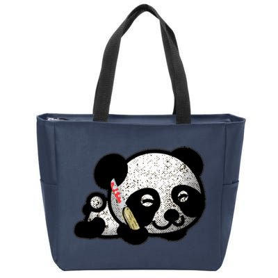 Punisher Panda Zip Tote Bag