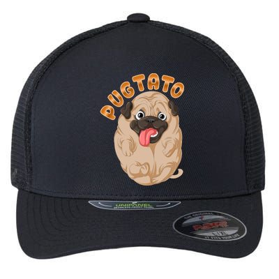 Pug Potato Pugtato Flexfit Unipanel Trucker Cap