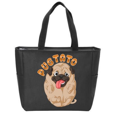 Pug Potato Pugtato Zip Tote Bag