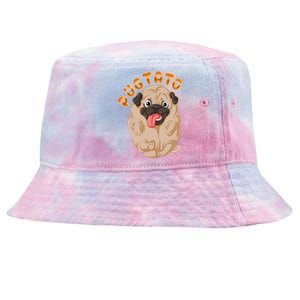 Pug Potato Pugtato Tie-Dyed Bucket Hat