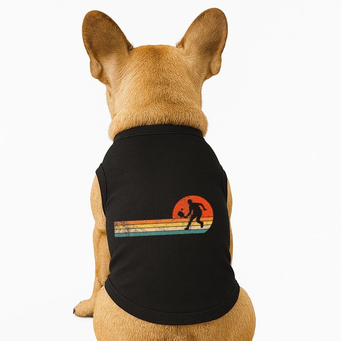 Pickleball Paddle Pickleball Player Dink Retro Doggie Tank