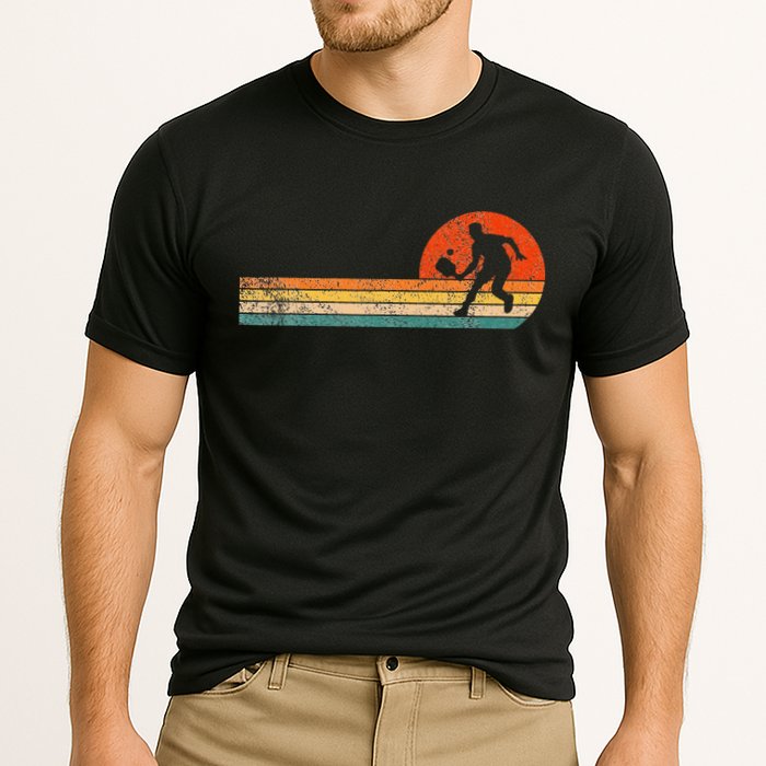 Pickleball Paddle Pickleball Player Dink Retro Performance Shirt