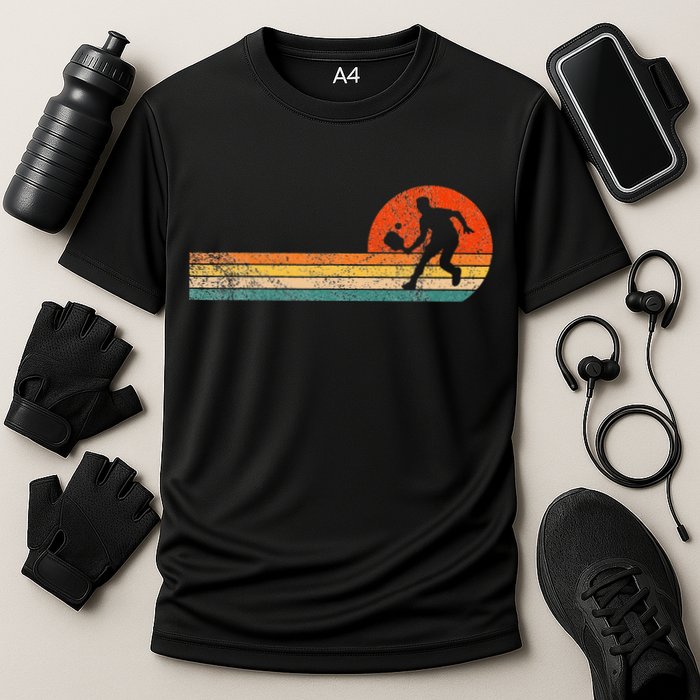Pickleball Paddle Pickleball Player Dink Retro Performance Shirt