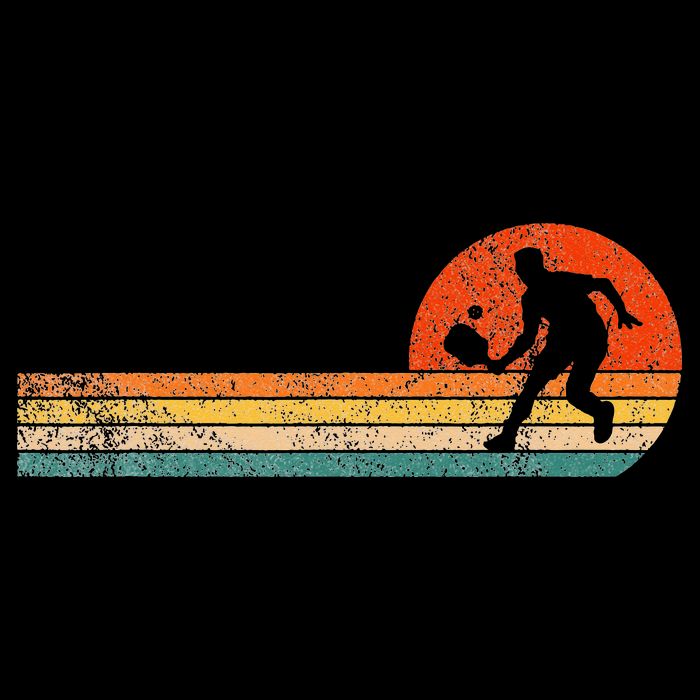 Pickleball Paddle Pickleball Player Dink Retro Performance Shirt