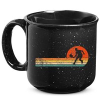 Pickleball Paddle Pickleball Player Dink Retro 15oz Campfire Ceramic Mug
