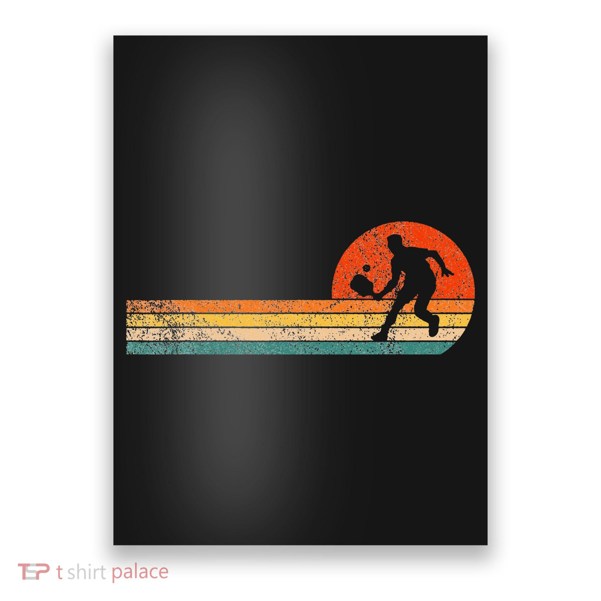 Pickleball Paddle Pickleball Player Dink Retro Poster