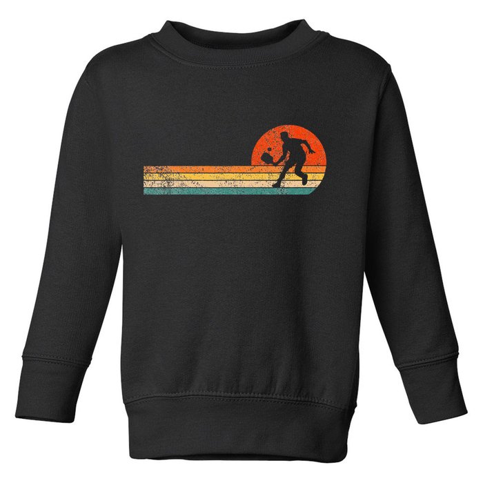 Pickleball Paddle Pickleball Player Dink Retro Toddler Sweatshirt
