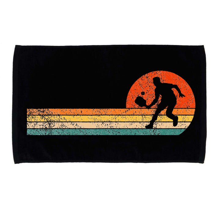 Pickleball Paddle Pickleball Player Dink Retro Microfiber Hand Towel