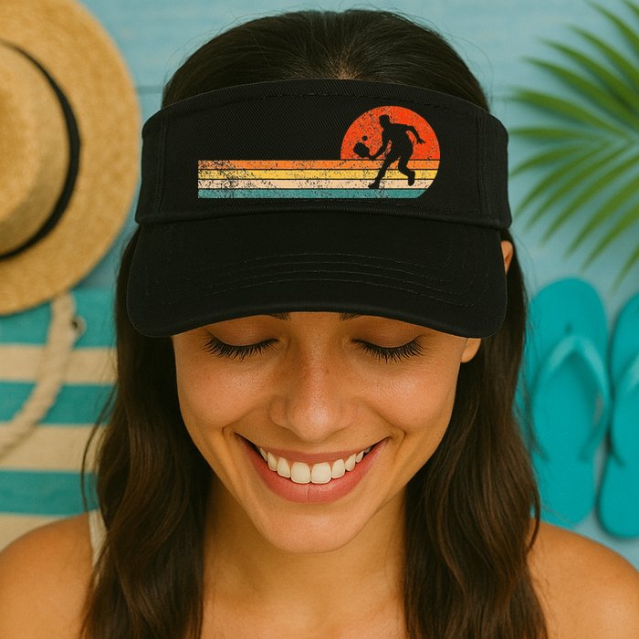 Pickleball Paddle Pickleball Player Dink Retro Visor