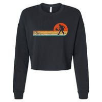 Pickleball Paddle Pickleball Player Dink Retro Cropped Pullover Crew