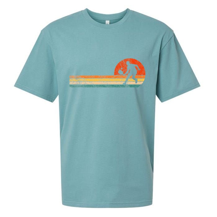 Pickleball Paddle Pickleball Player Dink Retro Sueded Cloud Jersey T-Shirt