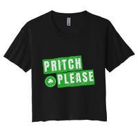 Pritch Please Women's Crop Top Tee