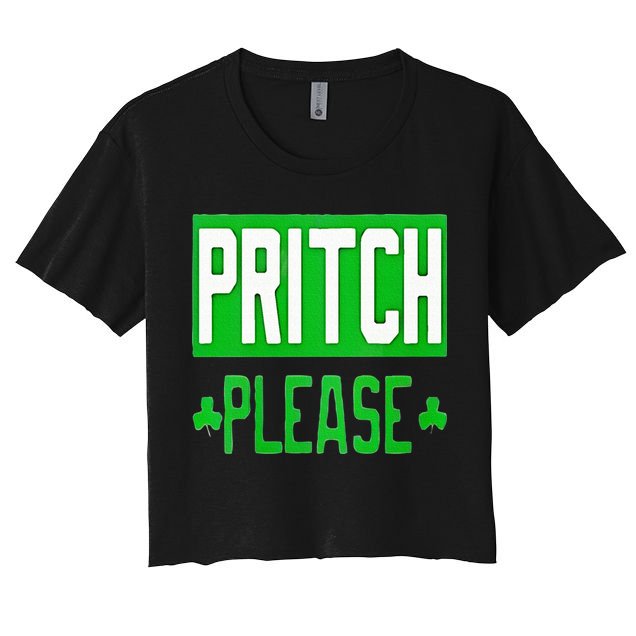 Pritch Please Women's Crop Top Tee