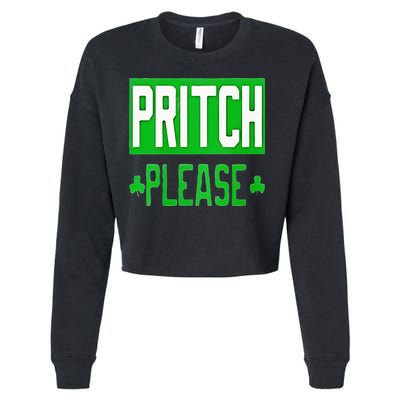 Pritch Please Cropped Pullover Crew