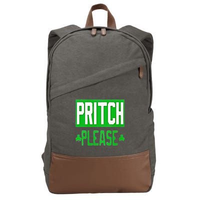 Pritch Please Cotton Canvas Backpack
