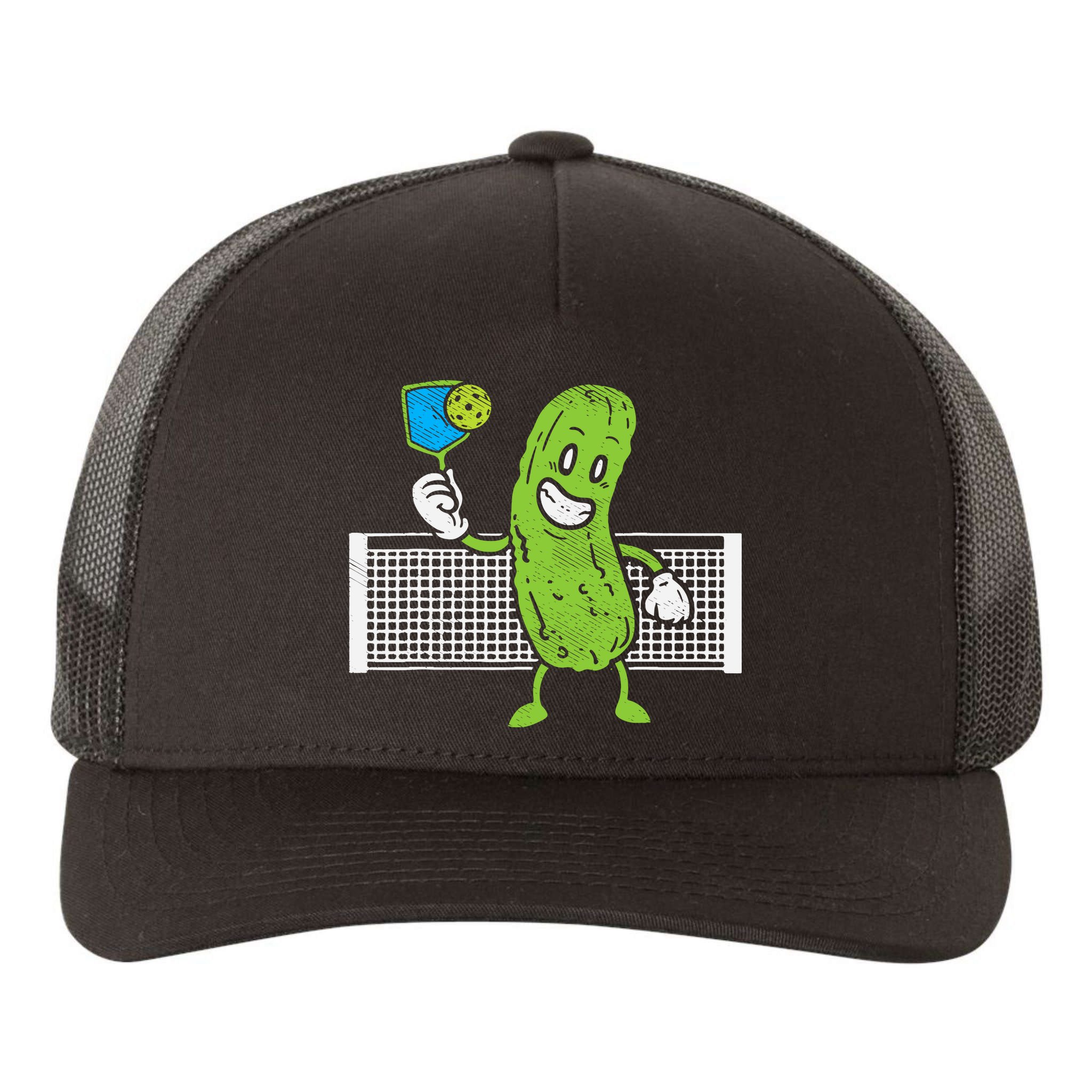 Pickle Playing Pickleball Funny Paddleball Gift Yupoong Adult 5-Panel Trucker Hat