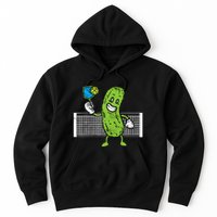 Pickle Playing Pickleball Funny Paddleball Gift Hoodie