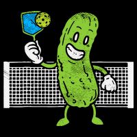 Pickle Playing Pickleball Funny Paddleball Gift Impact Tech Backpack