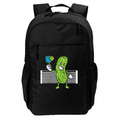Pickle Playing Pickleball Funny Paddleball Gift Backpack