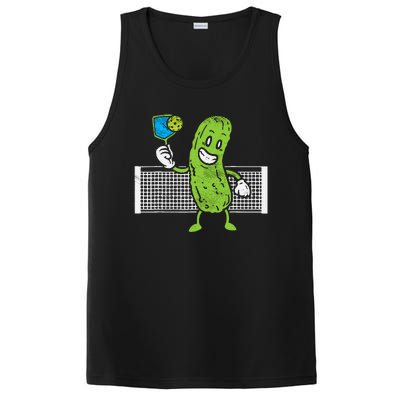 Pickle Playing Pickleball Funny Paddleball Gift PosiCharge Competitor Tank