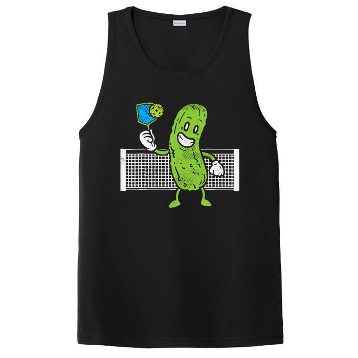 Pickle Playing Pickleball Funny Paddleball Gift PosiCharge Competitor Tank