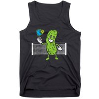 Pickle Playing Pickleball Funny Paddleball Gift Tank Top