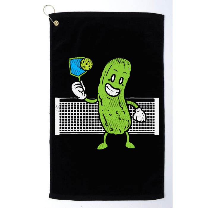 Pickle Playing Pickleball Funny Paddleball Gift Golf Towel