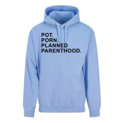 Pot Porn Planned Parenthood Unisex Surf Hoodie