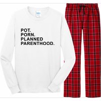 Pot Porn Planned Parenthood Long Sleeve Pajama Set