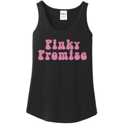 Pinky Promise Pinky Swear Ladies Essential Tank