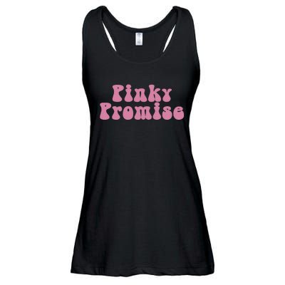 Pinky Promise Pinky Swear Ladies Essential Flowy Tank