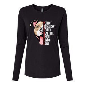 Pitbull Proud Pitbull Owners Womens Cotton Relaxed Long Sleeve T-Shirt