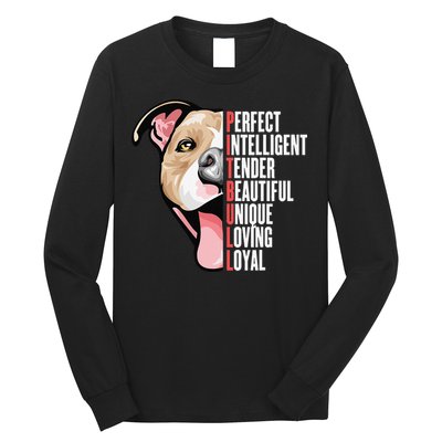 Pitbull Proud Pitbull Owners Long Sleeve Shirt