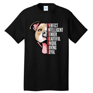 Pitbull Proud Pitbull Owners Tall T-Shirt