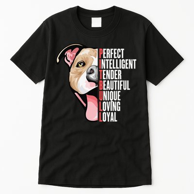 Pitbull Proud Pitbull Owners Tall T-Shirt