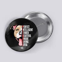 Pitbull Proud Pitbull Owners Button